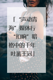 “声动青海”媒体行“扣响”暗格中的千年吐蕃王冠