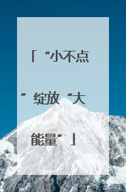 “小不点”绽放“大能量”