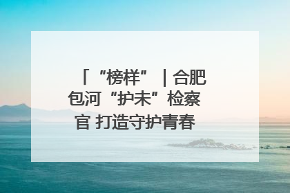 “榜样”｜合肥包河“护未”检察官 打造守护青春成长的永恒灯塔