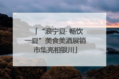 “浪宁夏· 畅饮一夏”美食美酒展销市集亮相银川