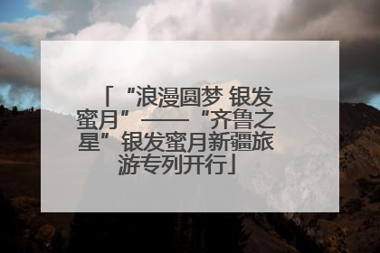 “浪漫圆梦 银发蜜月”——“齐鲁之星”银发蜜月新疆旅游专列开行