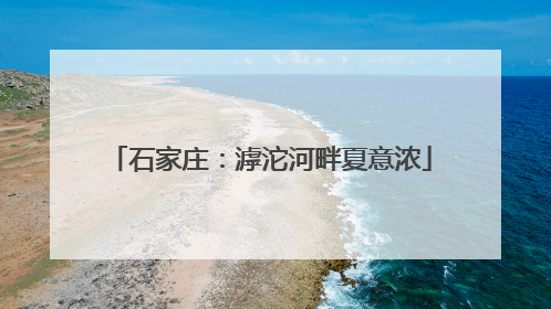 石家庄：滹沱河畔夏意浓