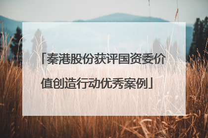 秦港股份获评国资委价值创造行动优秀案例