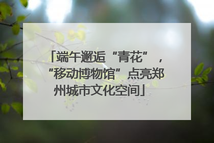 端午邂逅“青花”，“移动博物馆”点亮郑州城市文化空间