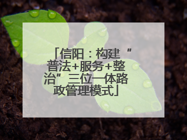 信阳：构建“普法+服务+整治”三位一体路政管理模式