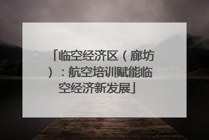 临空经济区（廊坊）：航空培训赋能临空经济新发展