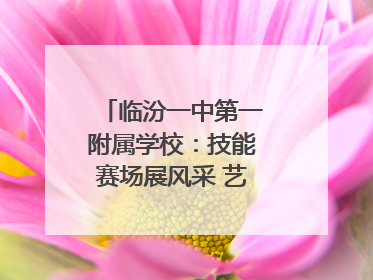 临汾一中第一附属学校：技能赛场展风采 艺体育人谱新篇