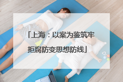 上海：以案为鉴筑牢拒腐防变思想防线