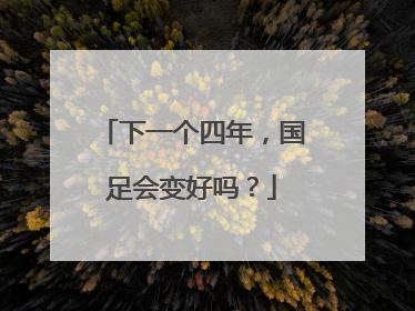 下一个四年，国足会变好吗？