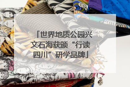 世界地质公园兴文石海获颁“行读四川”研学品牌