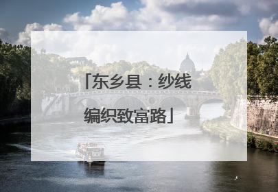 东乡县：纱线编织致富路