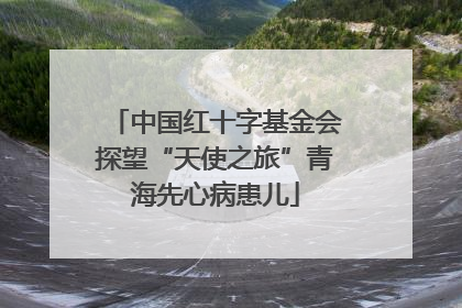 中国红十字基金会探望“天使之旅”青海先心病患儿