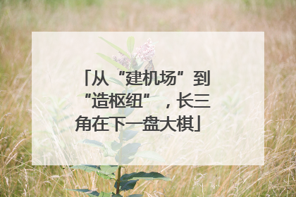 从“建机场”到“造枢纽”，长三角在下一盘大棋