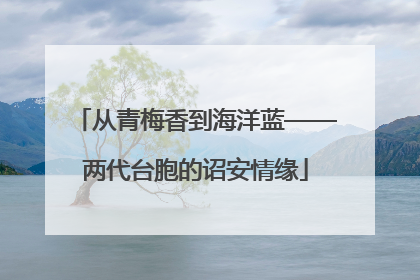 从青梅香到海洋蓝——两代台胞的诏安情缘
