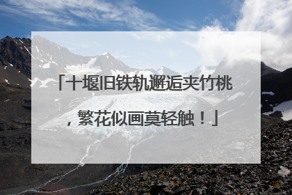 十堰旧铁轨邂逅夹竹桃，繁花似画莫轻触！