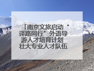 南京文旅启动“译路同行”外语导游人才培育计划 壮大专业人才队伍助力重要国际旅游目的地建设