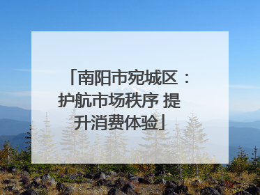 南阳市宛城区：护航市场秩序 提升消费体验