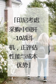 印尼考虑采购中国歼-10战斗机，正评估性能与成本优势