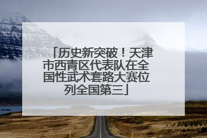 历史新突破！天津市西青区代表队在全国性武术套路大赛位列全国第三