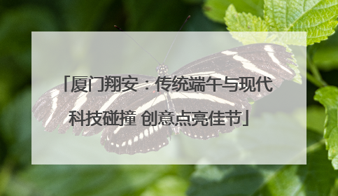 厦门翔安：传统端午与现代科技碰撞 创意点亮佳节