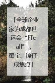 全球企业家为成都世运会“打call”，蜀宝、锦仔成焦点