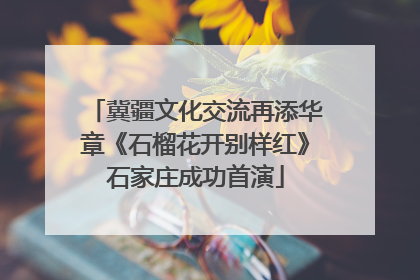 冀疆文化交流再添华章《石榴花开别样红》石家庄成功首演