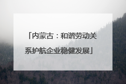 内蒙古：和谐劳动关系护航企业稳健发展