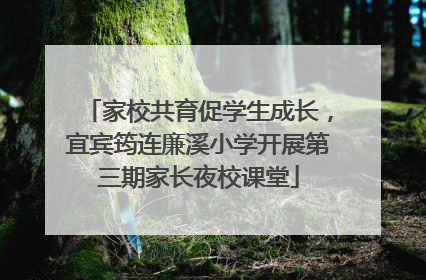 家校共育促学生成长，宜宾筠连廉溪小学开展第三期家长夜校课堂