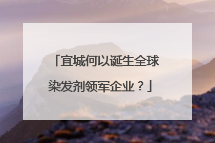 宜城何以诞生全球染发剂领军企业？