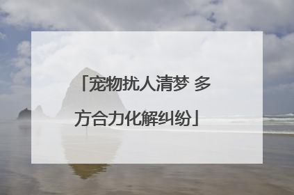 宠物扰人清梦 多方合力化解纠纷