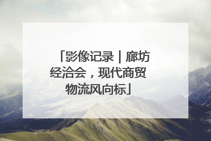 影像记录｜廊坊经洽会，现代商贸物流风向标