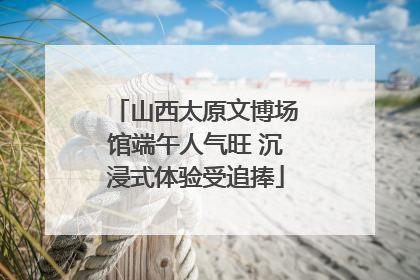 山西太原文博场馆端午人气旺 沉浸式体验受追捧