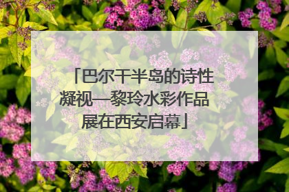 巴尔干半岛的诗性凝视—黎玲水彩作品展在西安启幕