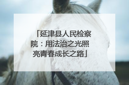 延津县人民检察院：用法治之光照亮青春成长之路