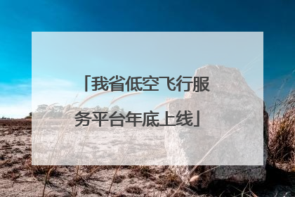 我省低空飞行服务平台年底上线