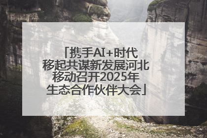 携手AI+时代 移起共谋新发展河北移动召开2025年生态合作伙伴大会
