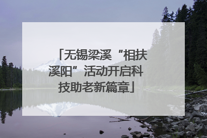 无锡梁溪“相扶溪阳”活动开启科技助老新篇章