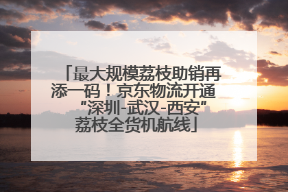 最大规模荔枝助销再添一码！京东物流开通“深圳-武汉-西安” 荔枝全货机航线