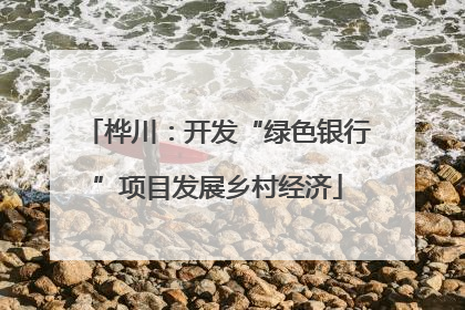 桦川：开发“绿色银行”项目发展乡村经济