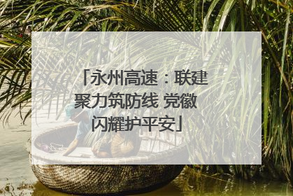 永州高速：联建聚力筑防线 党徽闪耀护平安