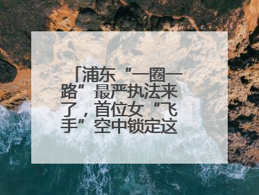 浦东“一圈一路”最严执法来了，首位女“飞手”空中锁定这些交通陋习