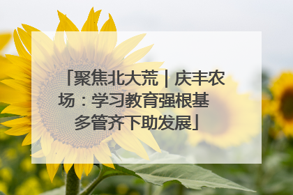 聚焦北大荒｜庆丰农场：学习教育强根基 多管齐下助发展