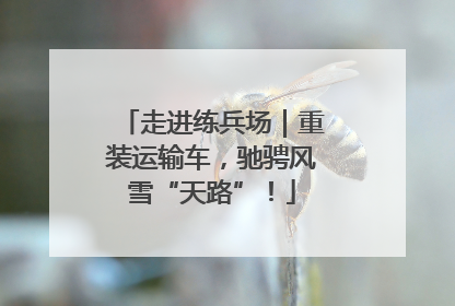 走进练兵场｜重装运输车，驰骋风雪“天路”！