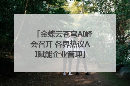 金蝶云苍穹AI峰会召开 各界热议AI赋能企业管理