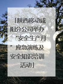 陕西移动咸阳分公司举办“安全生产月”应急演练及安全知识培训活动
