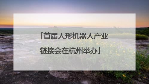 首届人形机器人产业链接会在杭州举办