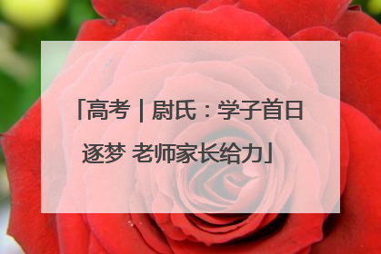 高考｜尉氏：学子首日逐梦 老师家长给力