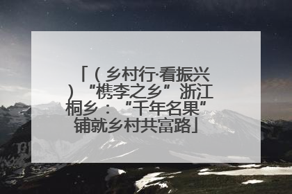 （乡村行·看振兴）“槜李之乡”浙江桐乡：“千年名果”铺就乡村共富路