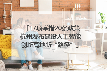 17项举措20条政策 杭州发布建设人工智能创新高地新“路径”