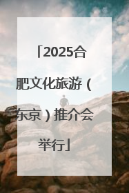 2025合肥文化旅游（东京）推介会举行